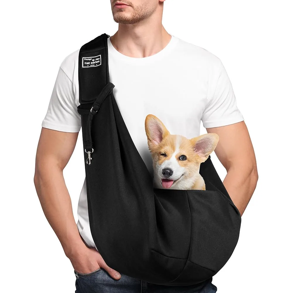 Adiwo Bolso de hombro para mascotas pequeñas (hasta ~7 kg)