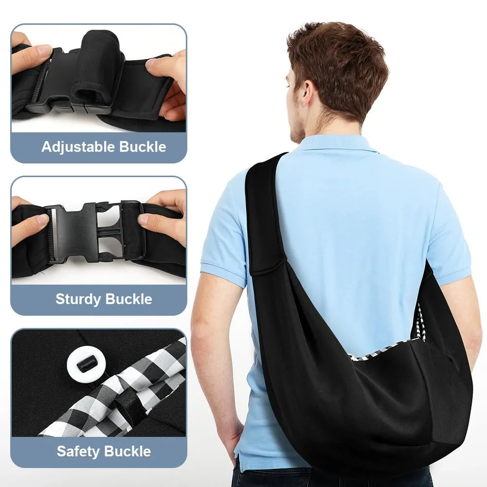 Adiwo Bolso de hombro para mascotas pequeñas (hasta ~7 kg) — imagen 4
