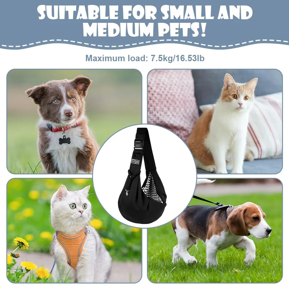 Adiwo Bolso de hombro para mascotas pequeñas (hasta ~7 kg) — imagen 7