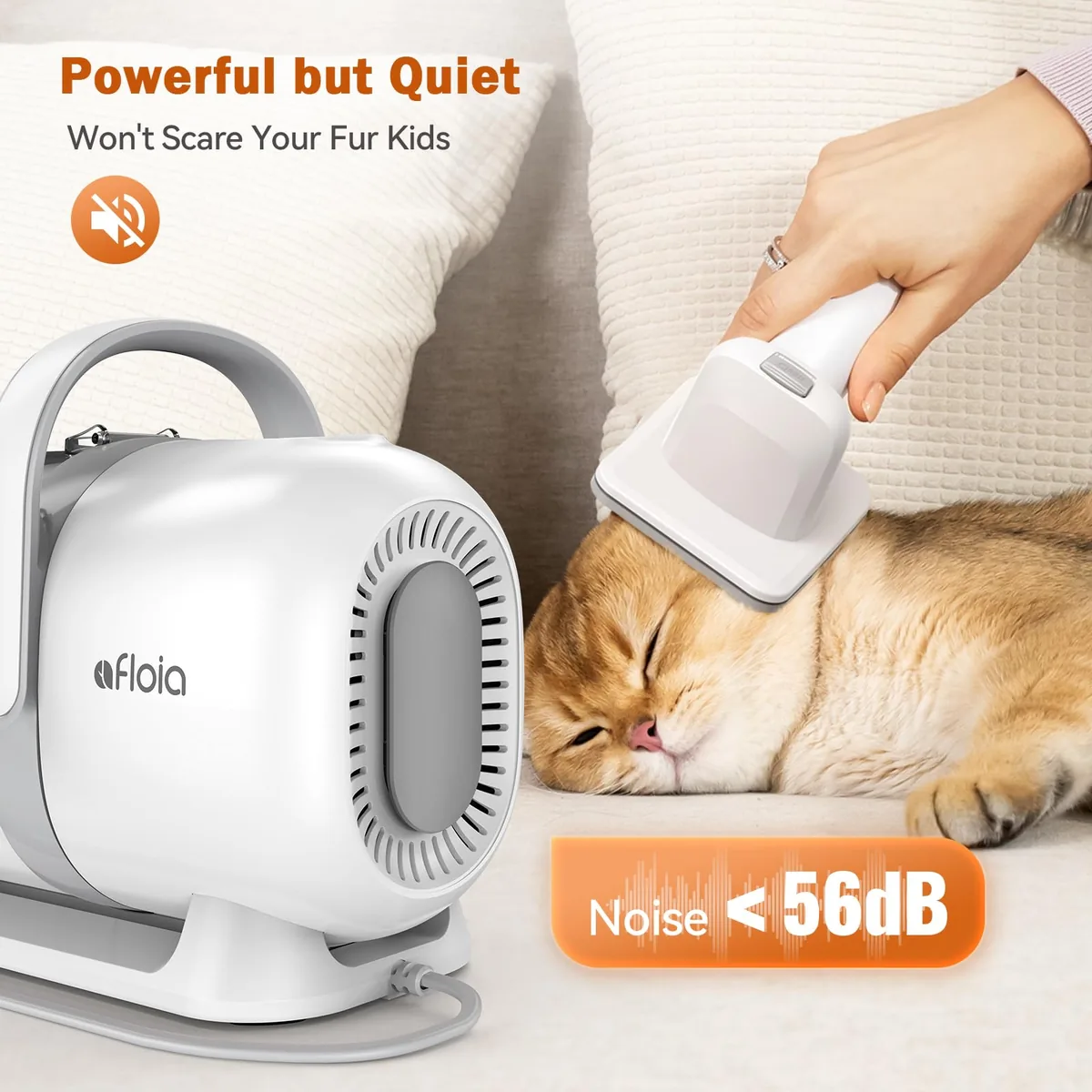 Afloia Kit de peluquería con aspirador (recoge el 99% del pelo) — imagen 4