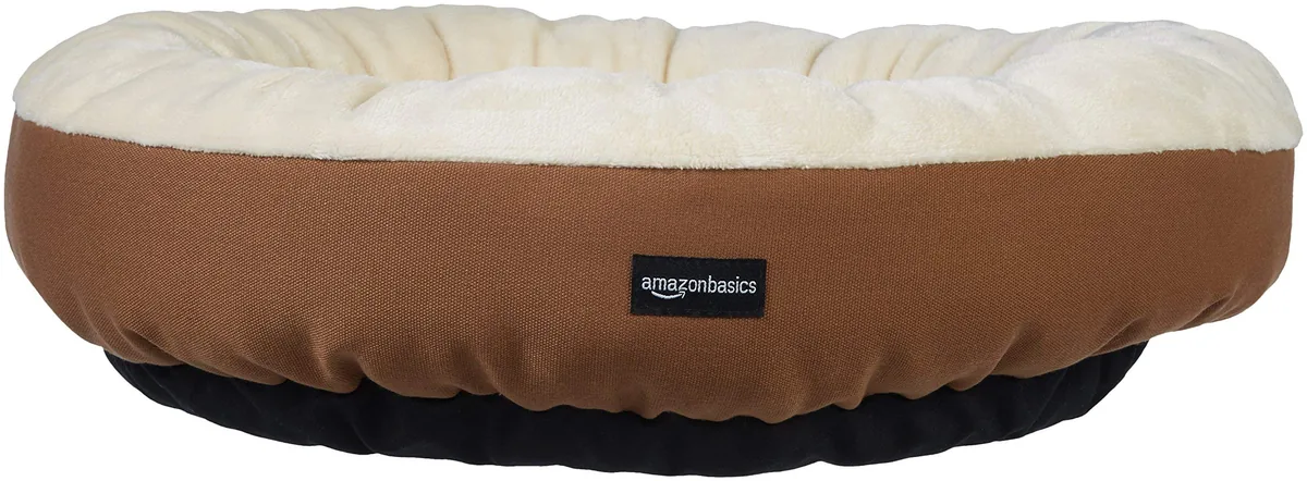 Amazon Basics Cama redonda con franela 50 cm — imagen 6