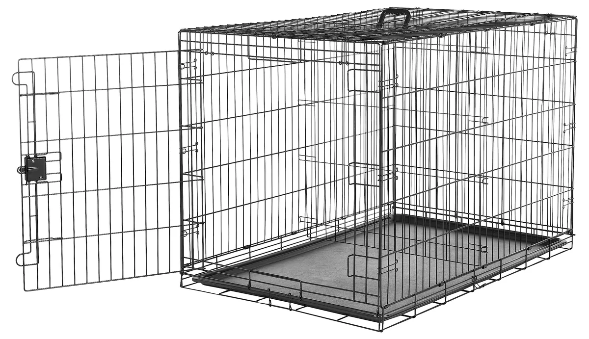 Amazon Basics Jaula metálica plegable 56 cm (1 puerta) — imagen 8
