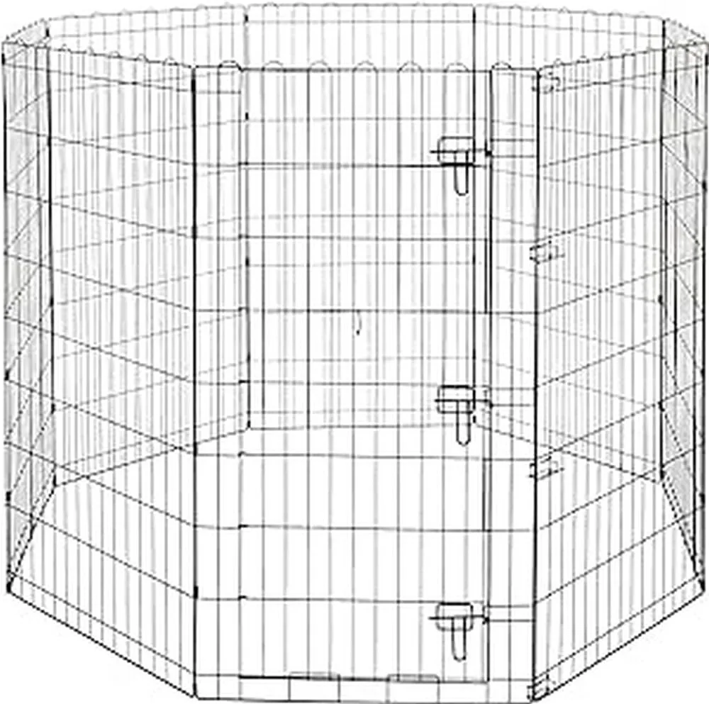 Amazon Basics Parque metálico octogonal 61 cm — imagen 7