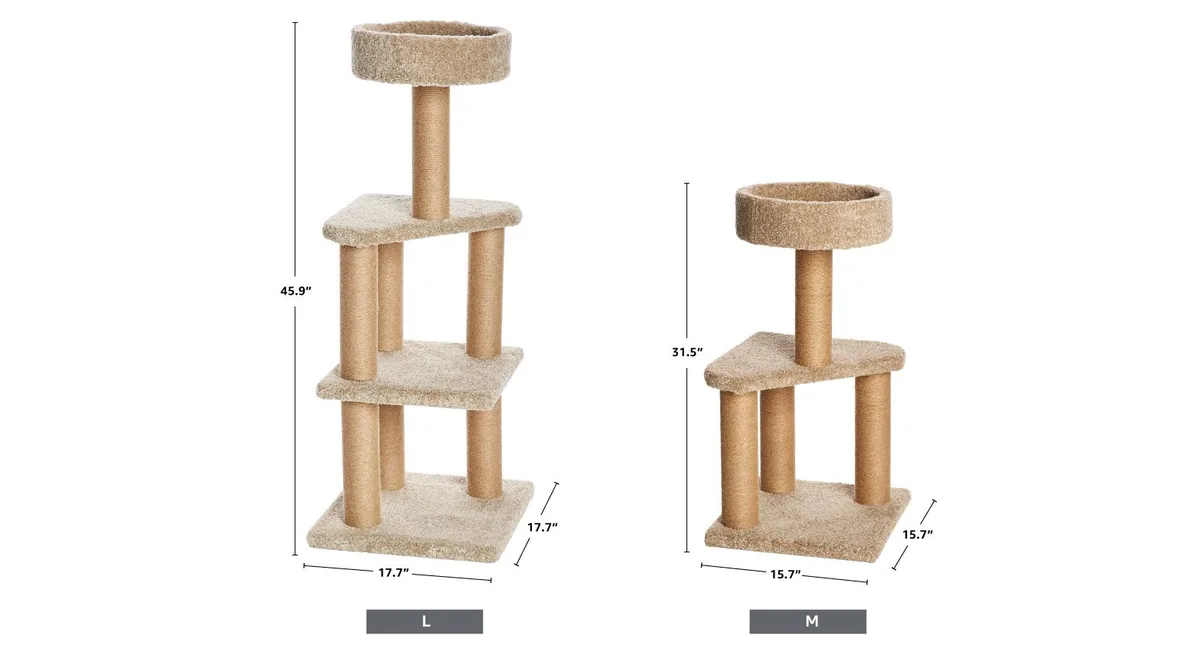 Amazon Basics Torre multinivel 117 cm — imagen 6