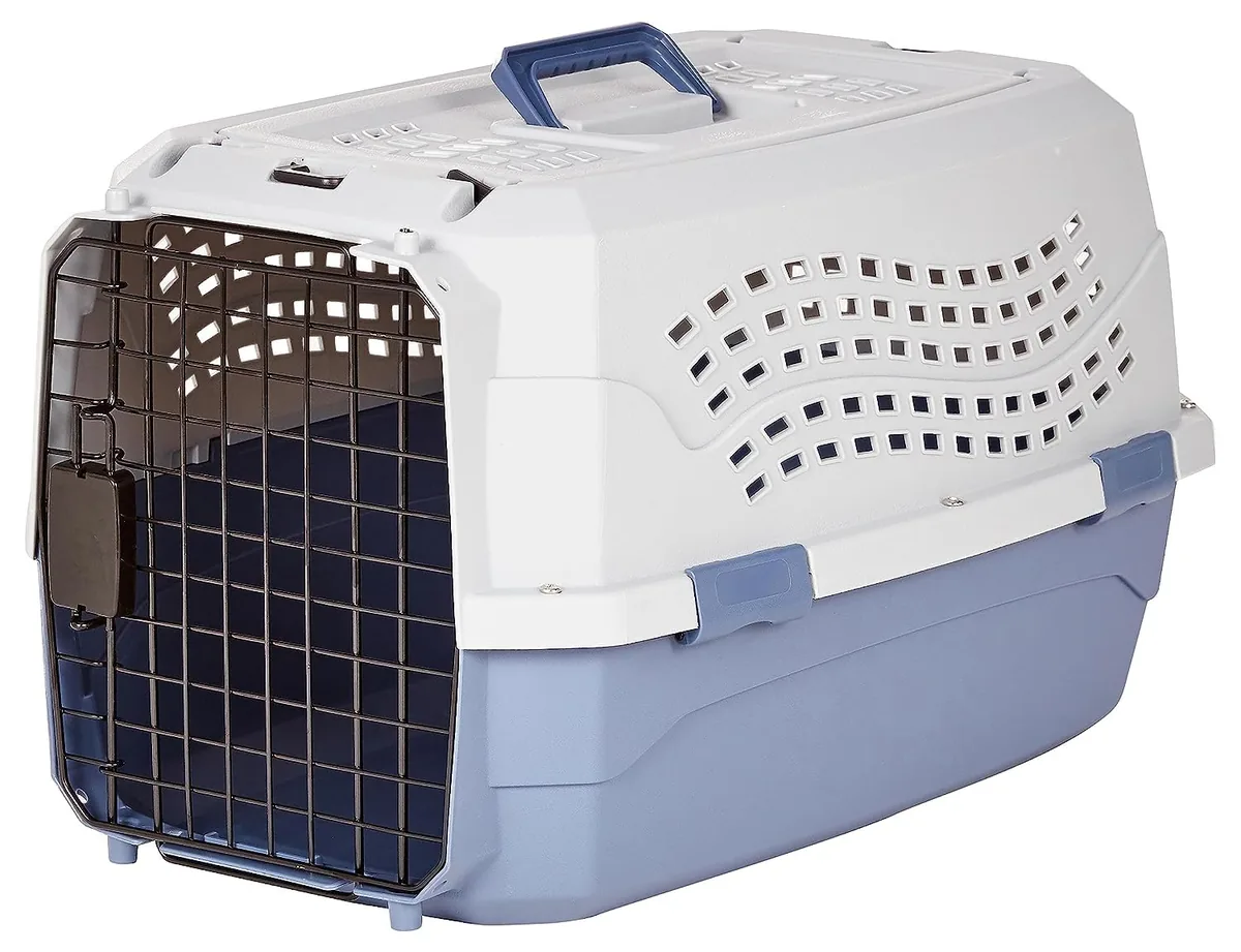Amazon Basics Transportín rígido 2 puertas 58 cm