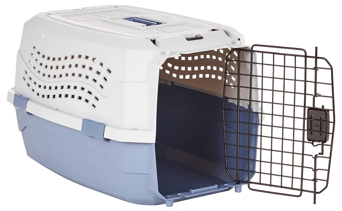 Amazon Basics Transportín rígido 2 puertas 58 cm — imagen 4