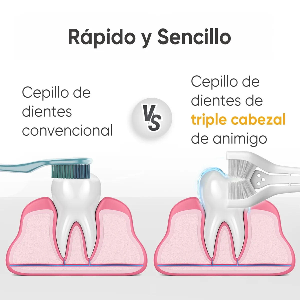 Animigo Kit de cepillo y pasta de dientes para perros — imagen 3