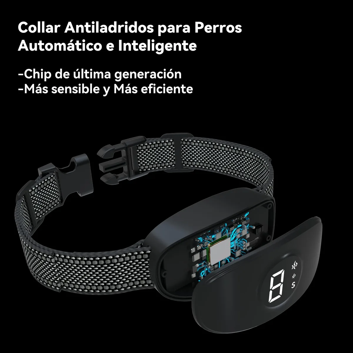 Collar antiladridos sin descargas (vibración y sonido) — imagen 3