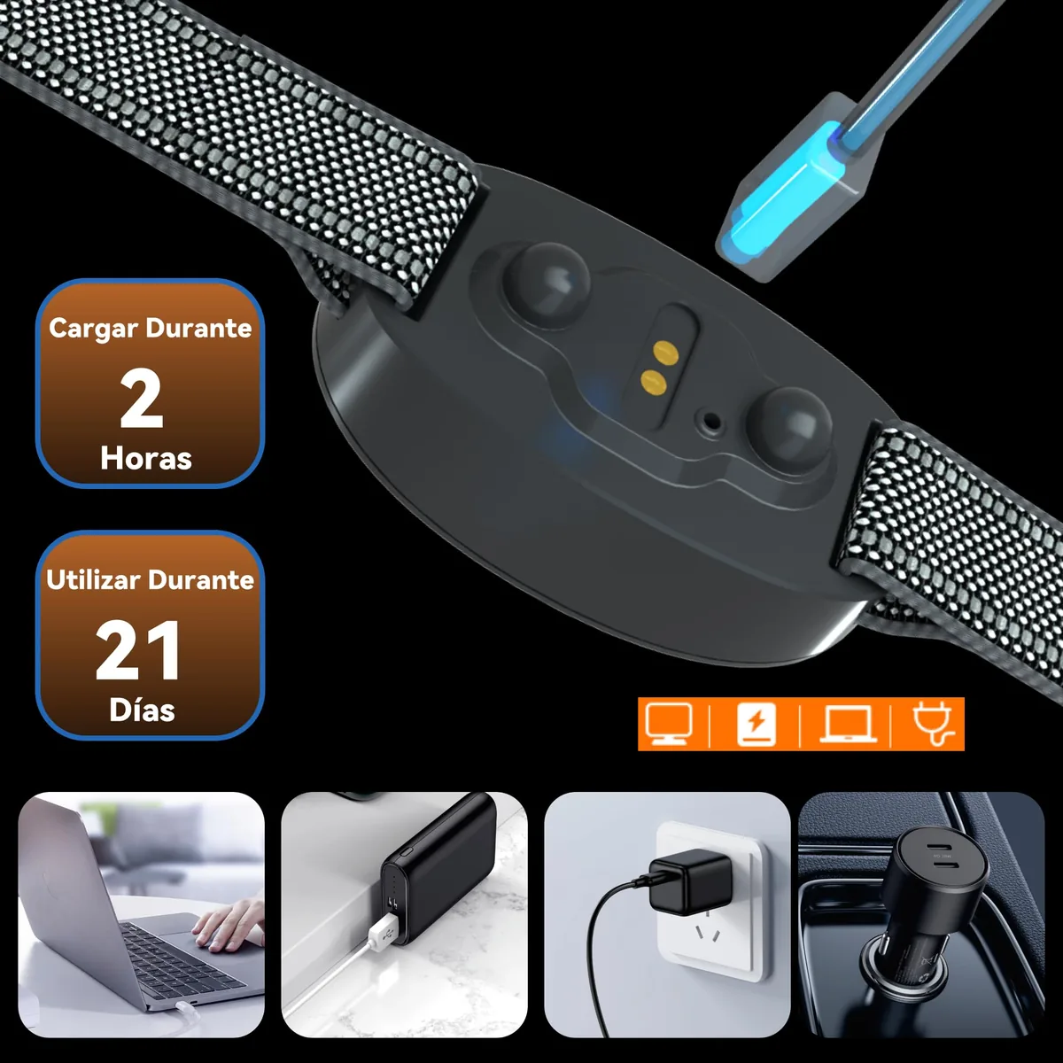 Collar antiladridos sin descargas (vibración y sonido) — imagen 8
