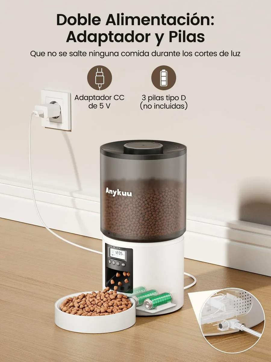 Anykuu Comedero automático 4 L — imagen 4