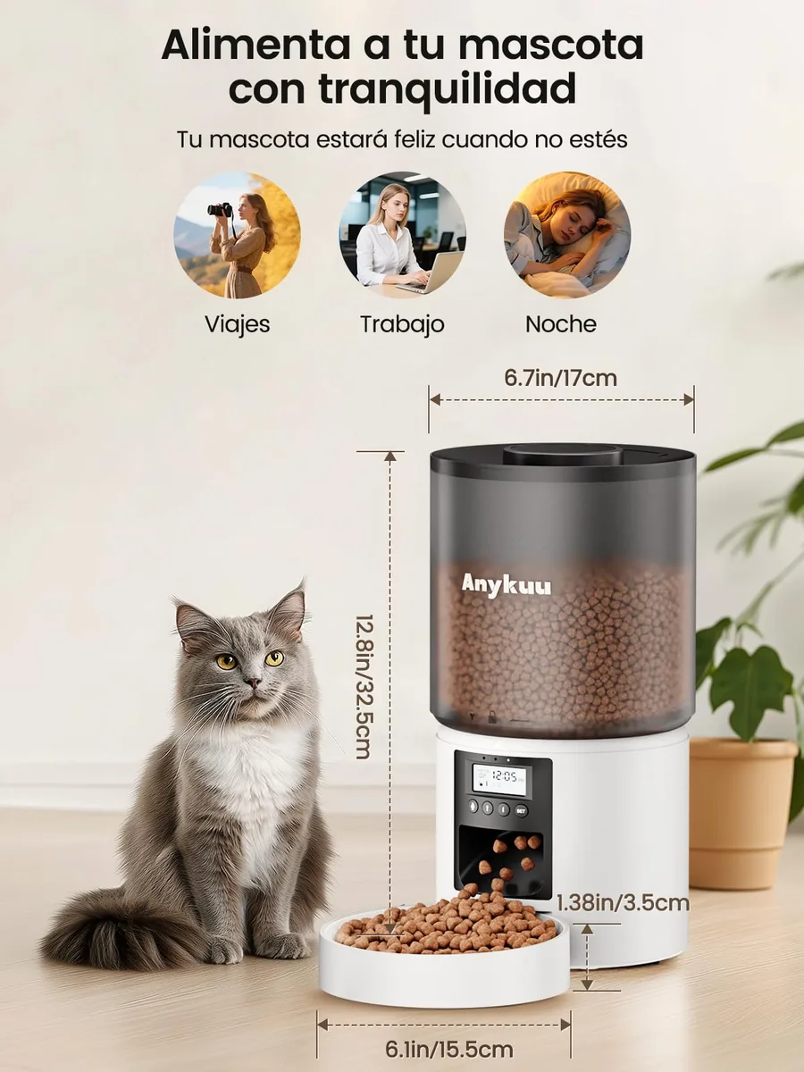 Anykuu Comedero automático 4 L — imagen 7