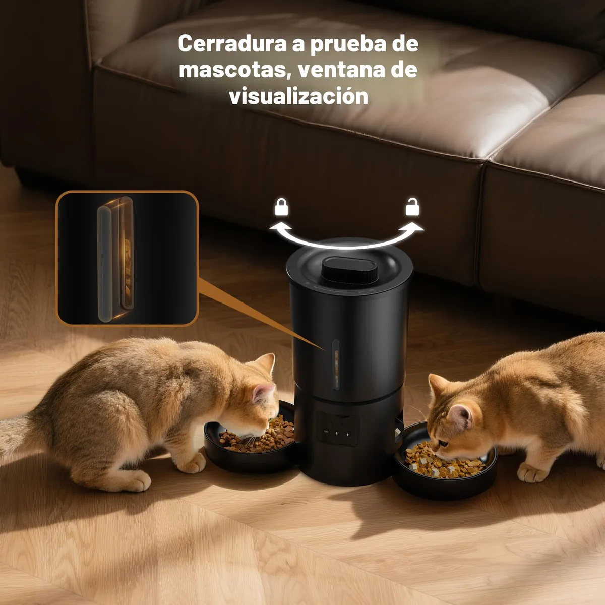 AONBOY A6 Comedero automático doble 5 L (App) — imagen 8