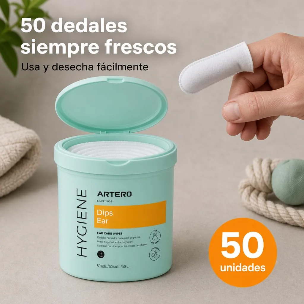 Artero Ear Dips Dedales limpiadores de oídos (50 uds) — imagen 6