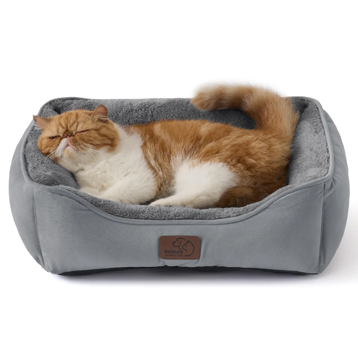 Bedsure Cama rectangular de sherpa 51 cm