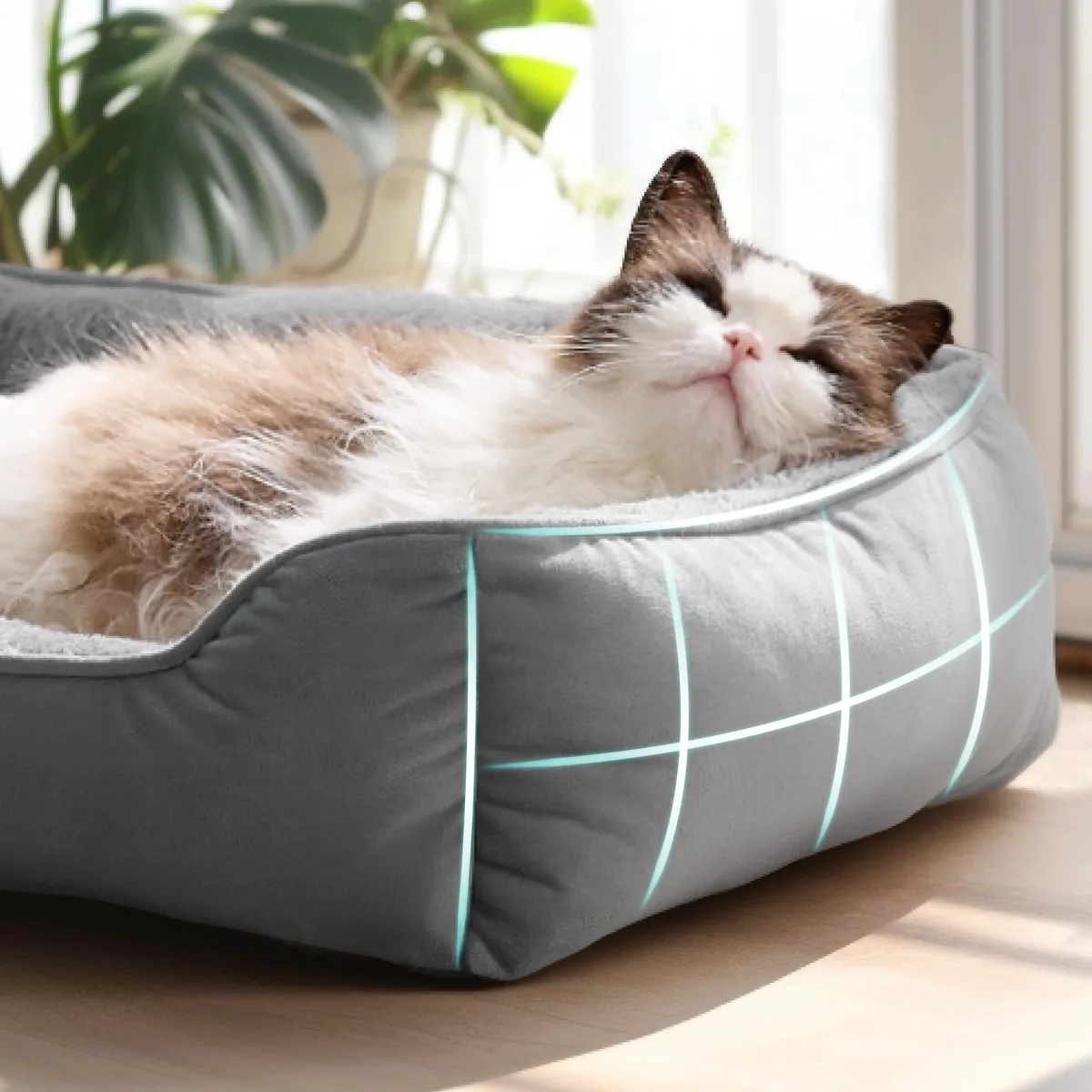 Bedsure Cama rectangular de sherpa 51 cm — imagen 3