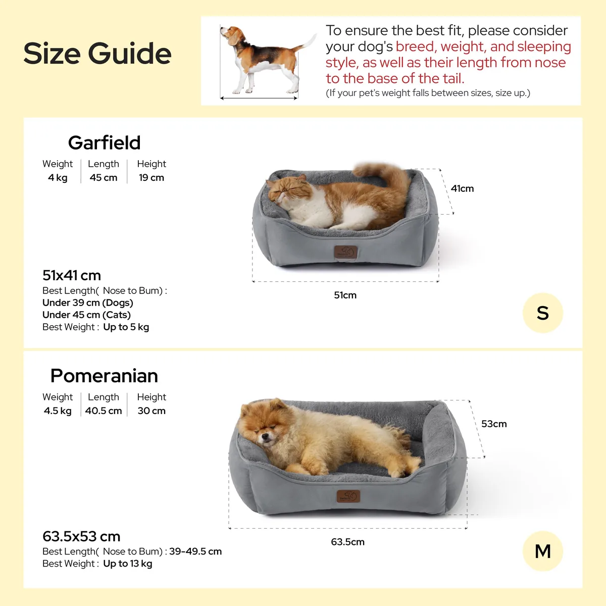 Bedsure Cama rectangular de sherpa 51 cm — imagen 7