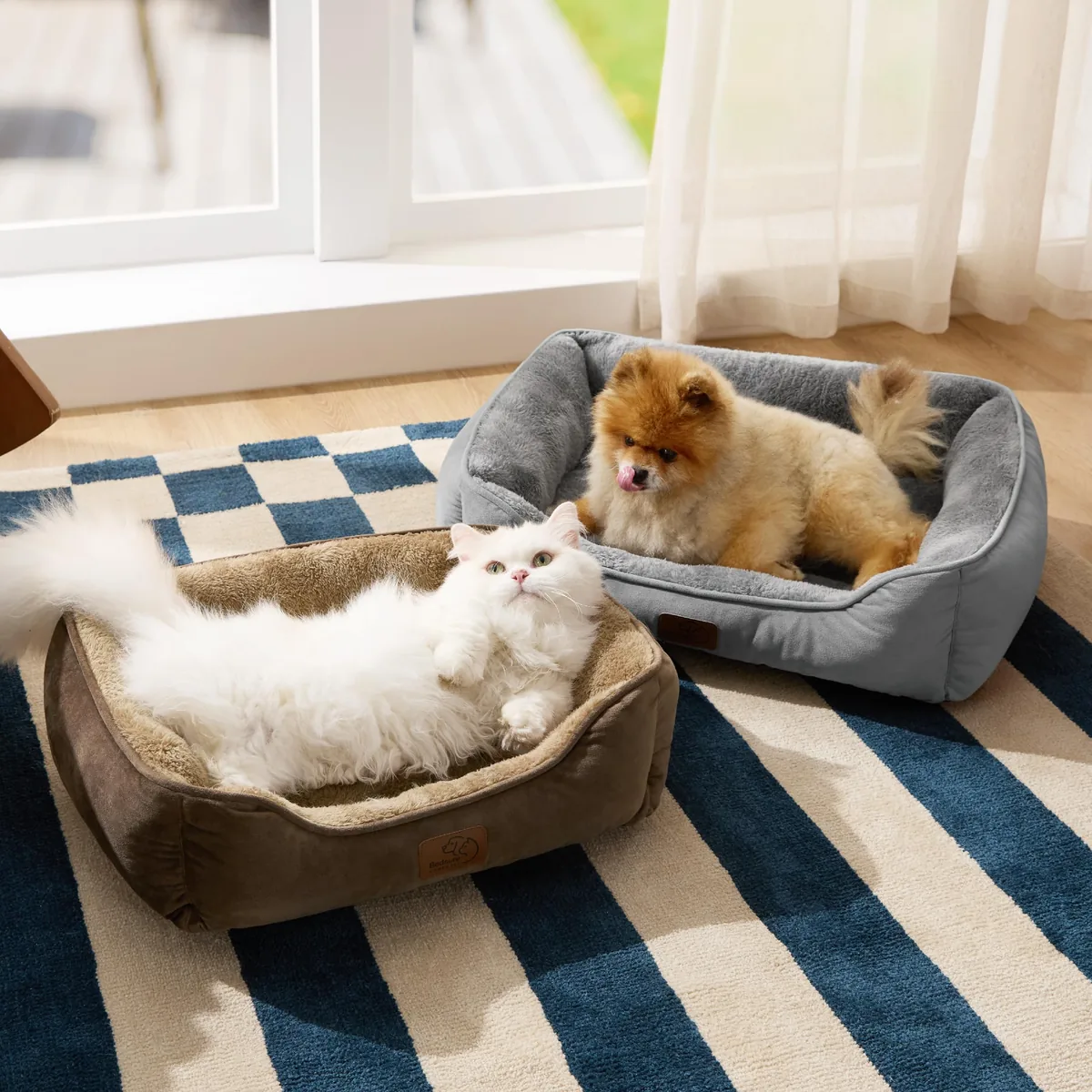 Bedsure Cama rectangular de sherpa 51 cm — imagen 8