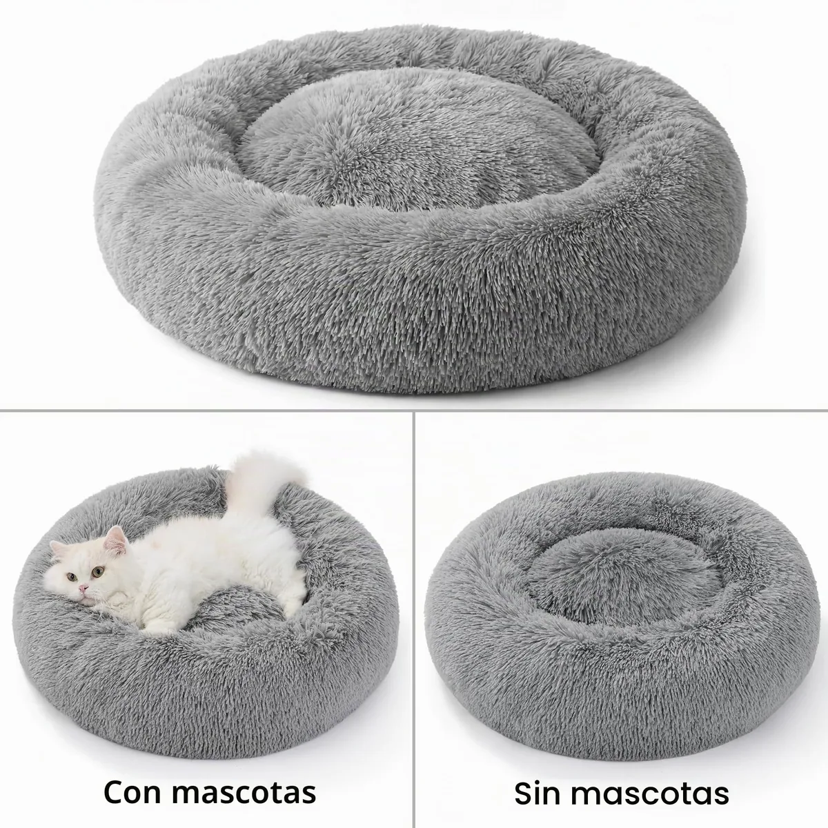 Bedsure Cama redonda de peluche 50 cm — imagen 2