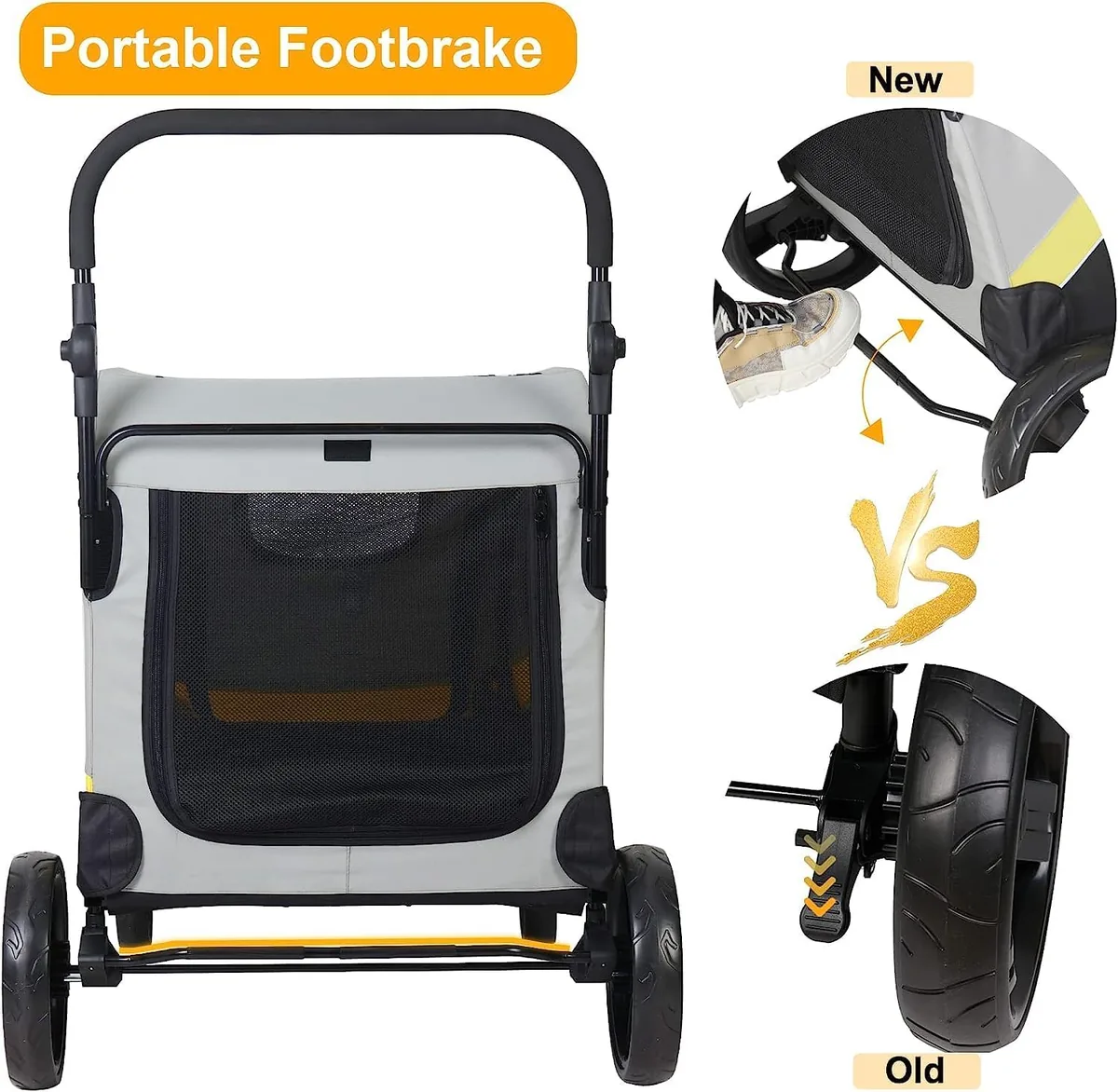 BingoPaw Carrito plegable con amortiguación hasta 20 kg — imagen 8