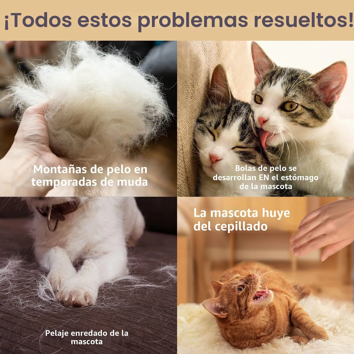 DELOMO Guantes quitapelos con 180 puntas de silicona (par) — imagen 7