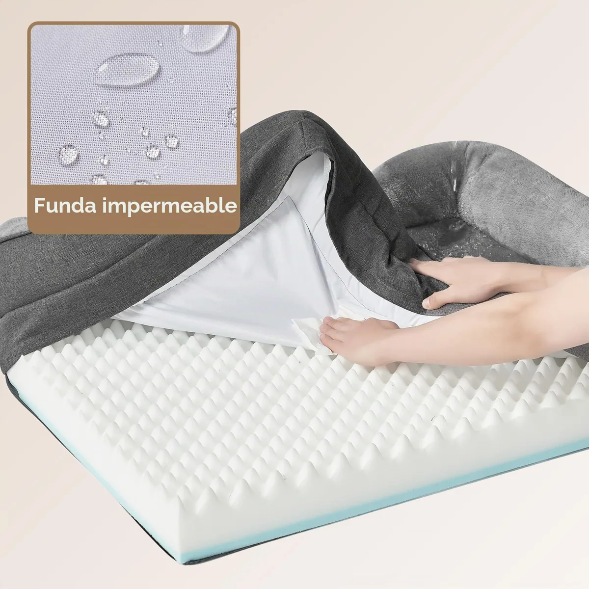 EHEYCIGA Cama ortopédica 106 cm (doble espuma) — imagen 4