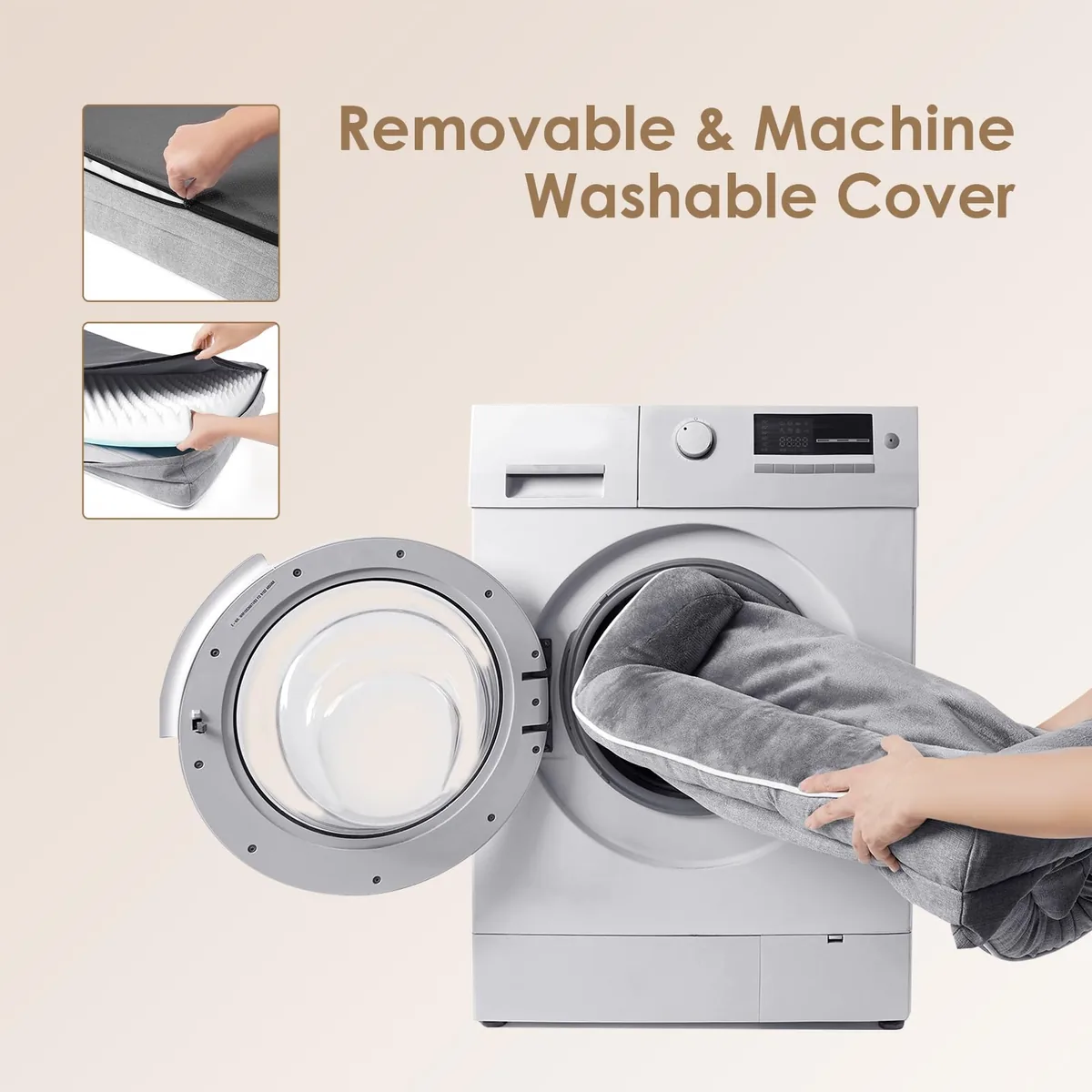 EHEYCIGA Cama ortopédica impermeable (XL) — imagen 6