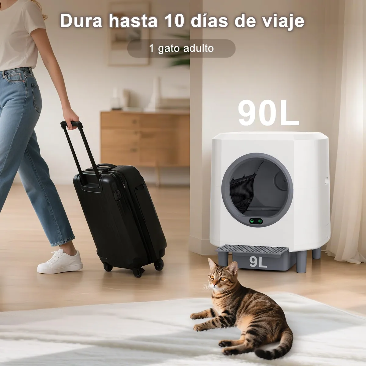 Ellenpent Arenero rotatorio autolimpiable — imagen 6