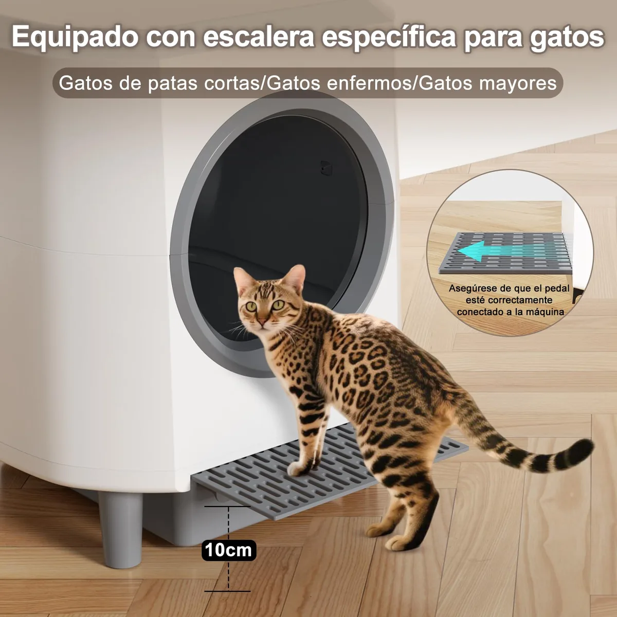 Ellenpent Arenero rotatorio autolimpiable — imagen 8