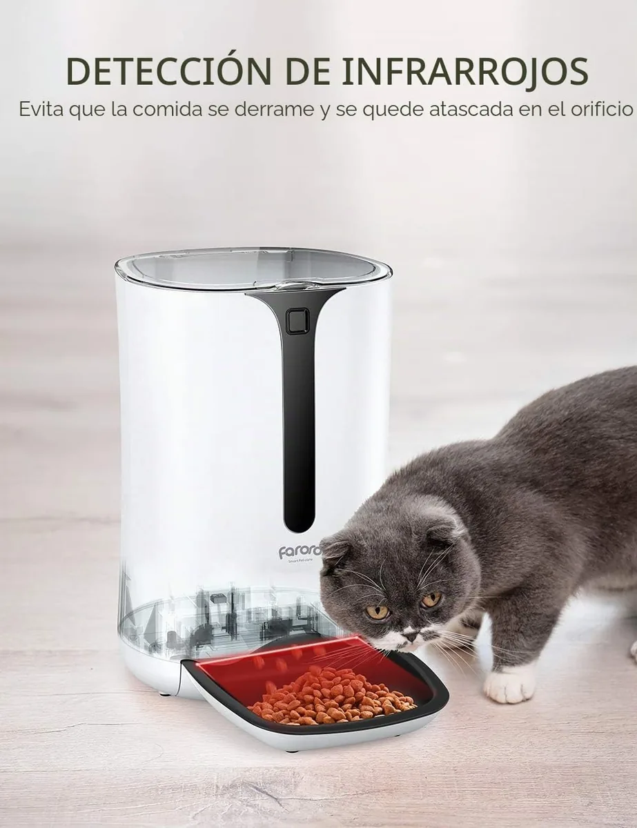 Faroro Comedero automático 7 L (programable, sin cámara) — imagen 6