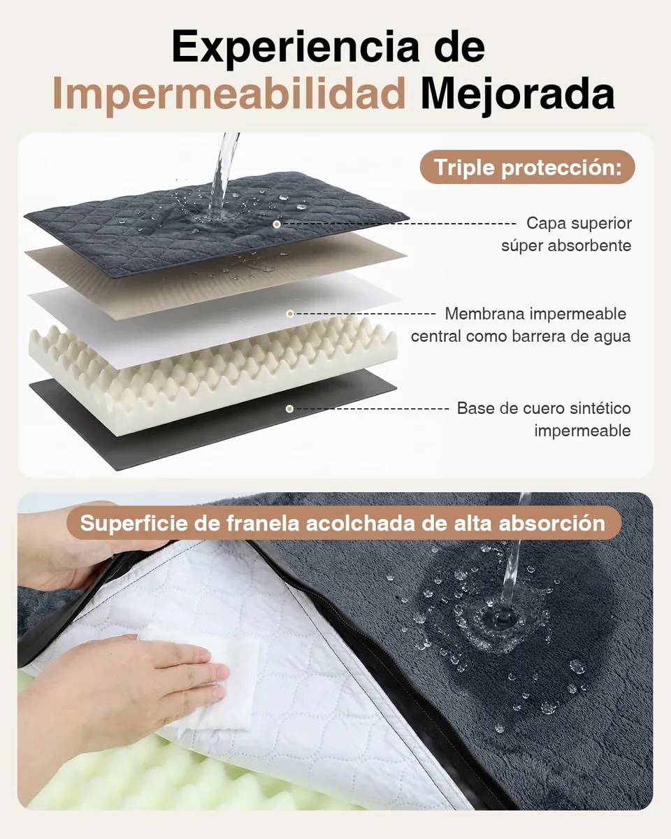 Favodormir Colchón ortopédico impermeable 104 cm (reversible) — imagen 5