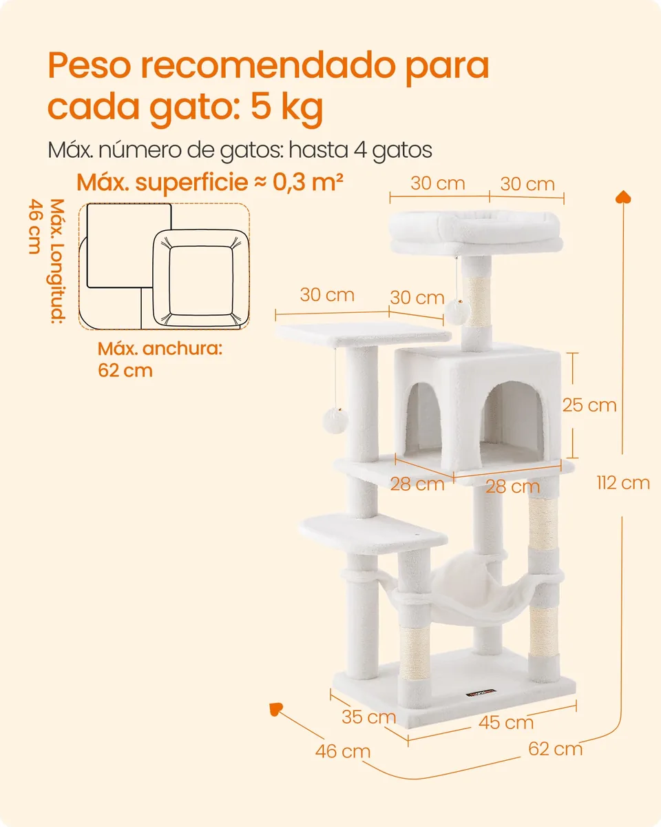 Feandrea Árbol multinivel 112 cm — imagen 7