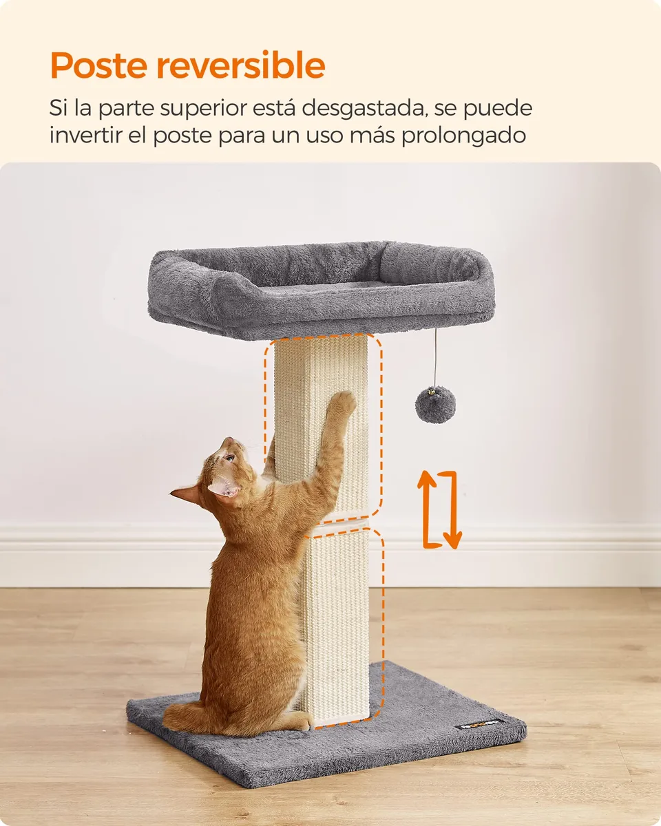 Feandrea Poste rascador 71 cm con plataforma lavable — imagen 4