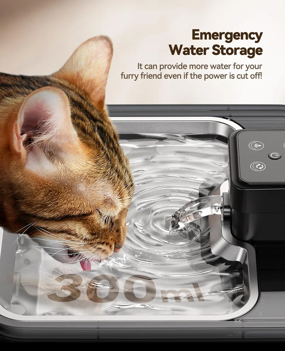 FEELNEEDY Fuente inox 3,2 L sin cable con sensor — imagen 7