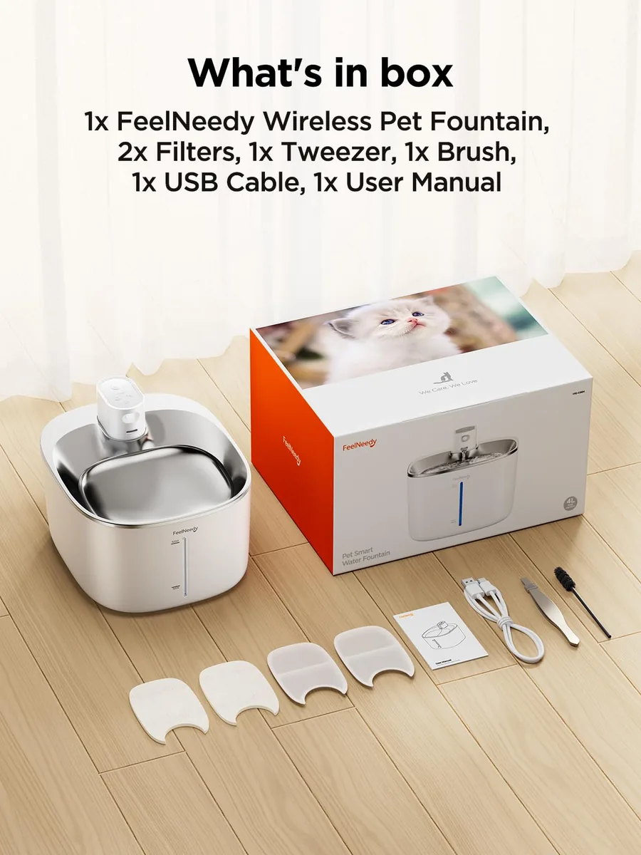 FEELNEEDY Fuente 4 L sin cable con sensor — imagen 7