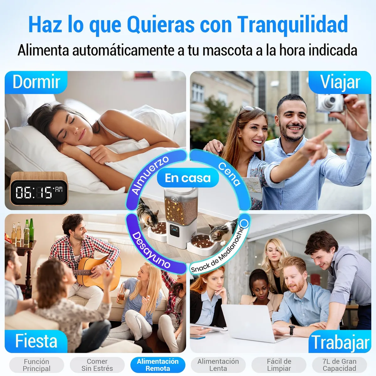Frienhund Comedero automático doble 7 L (WiFi) — imagen 4