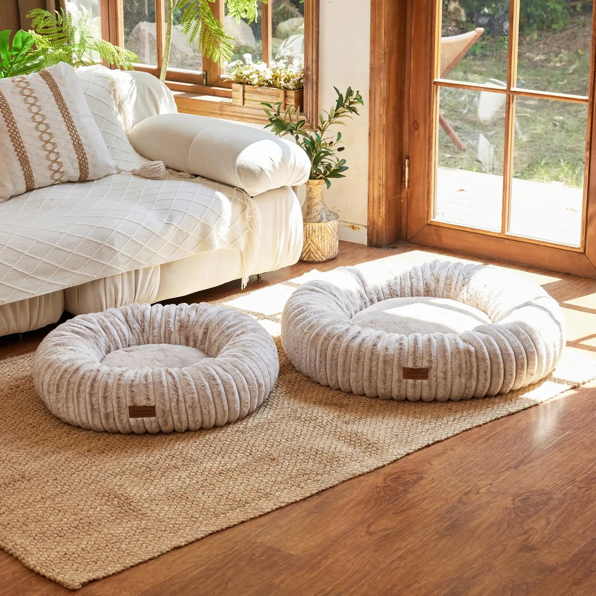 FUKUMARU Cama dónut ortopédica 64 cm (degradado) — imagen 8