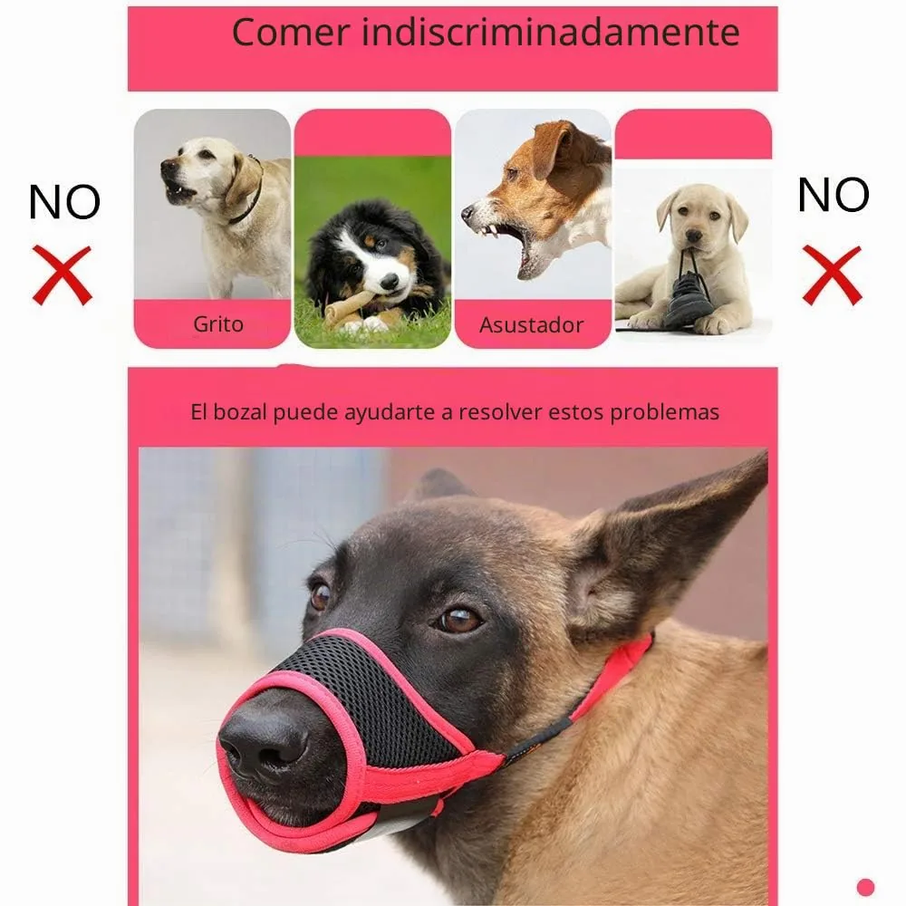 HEELE Bozal de malla transpirable con forma de hocico — imagen 5