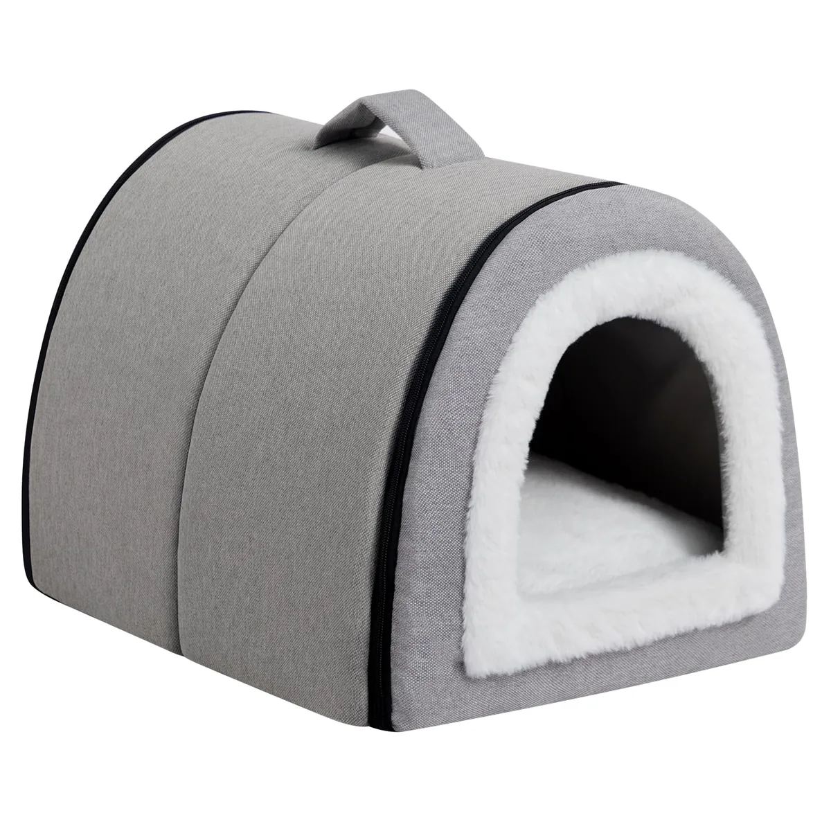 Hollypet Nido de lino plegable 2 en 1