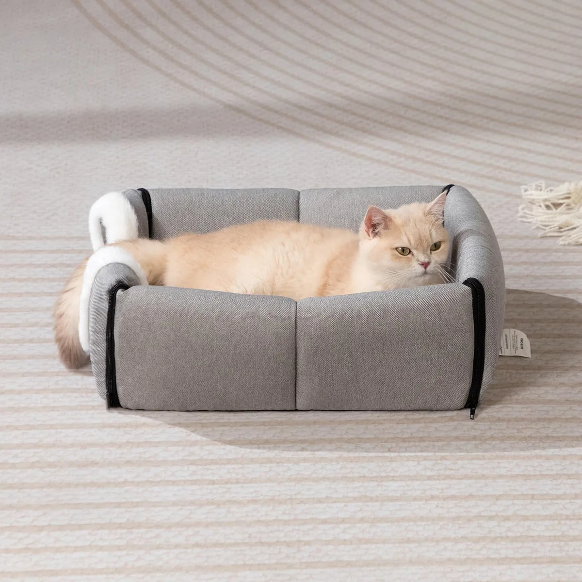 Hollypet Nido de lino plegable 2 en 1 — imagen 4
