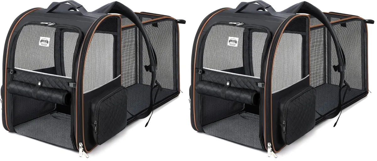 Lekespring Mochila transportín extensible 4 entradas — imagen 8