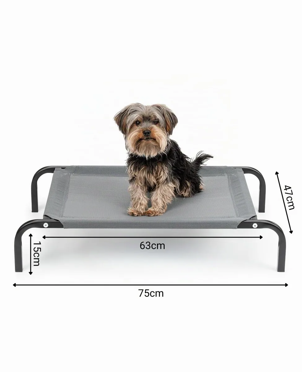 lionto Cama elevada Textilene 75 cm — imagen 5