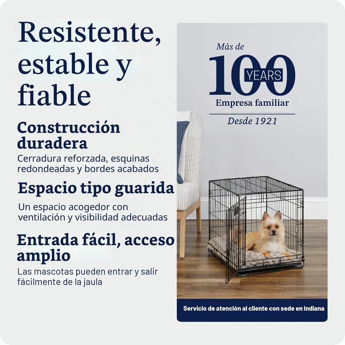 MidWest iCrate Jaula plegable con divisor (perros pequeños) — imagen 6