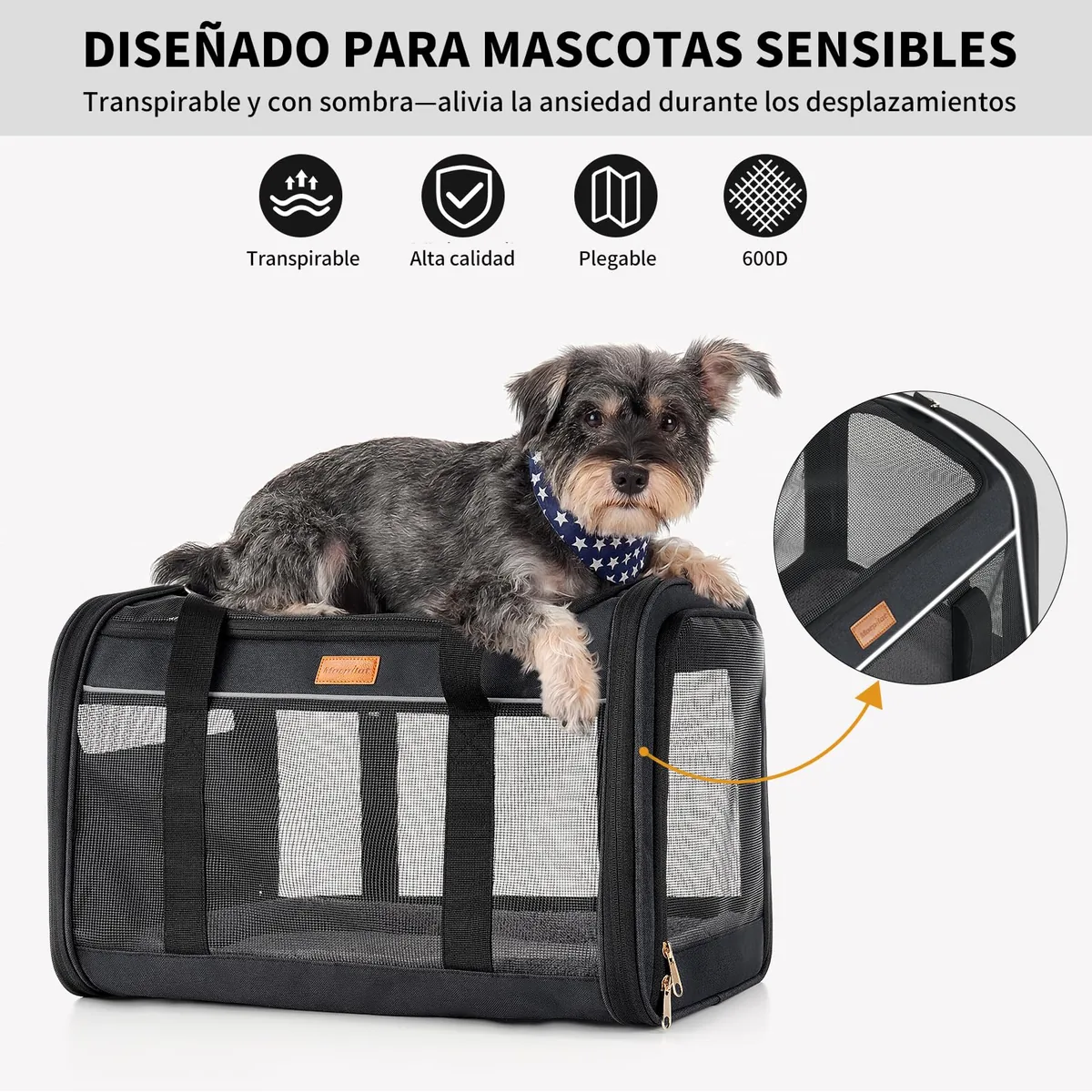 morpilot Transportín grande para gatos hasta 12 kg — imagen 2