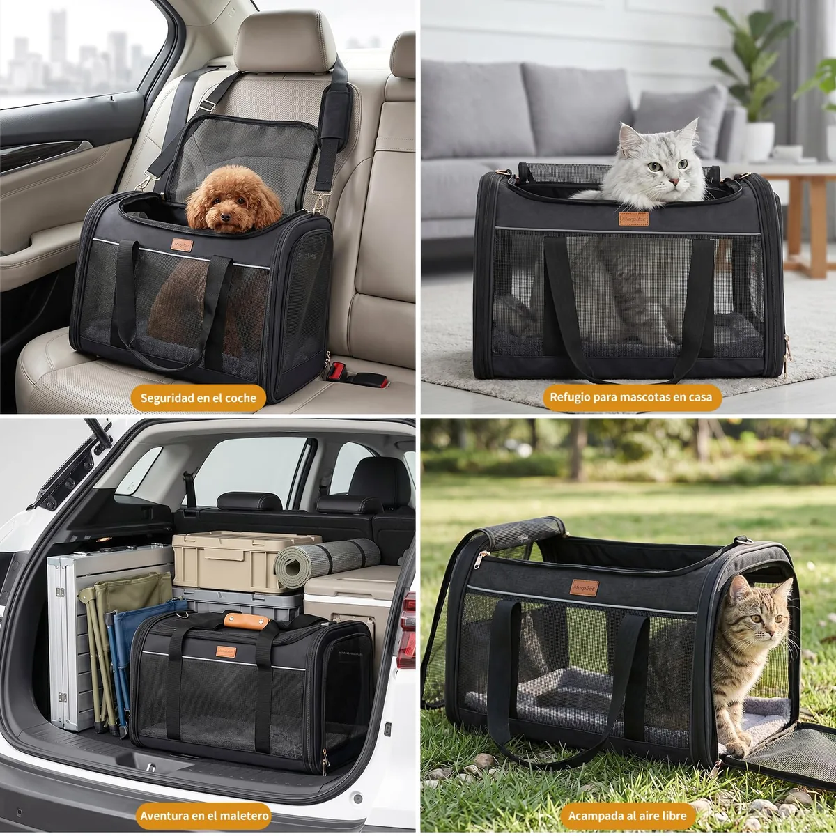 morpilot Transportín grande para gatos hasta 12 kg — imagen 7