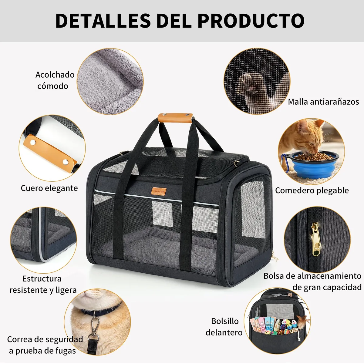 morpilot Transportín grande para gatos hasta 12 kg — imagen 8