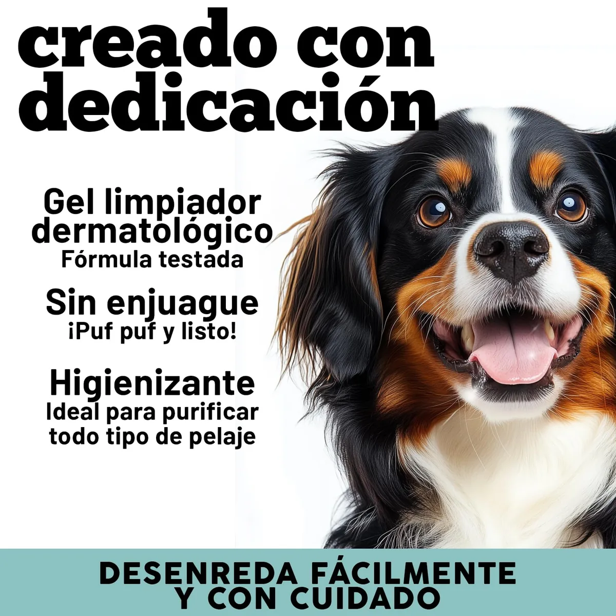 MyPetPrime Champú seco en gel sin aclarado (250 ml) — imagen 3