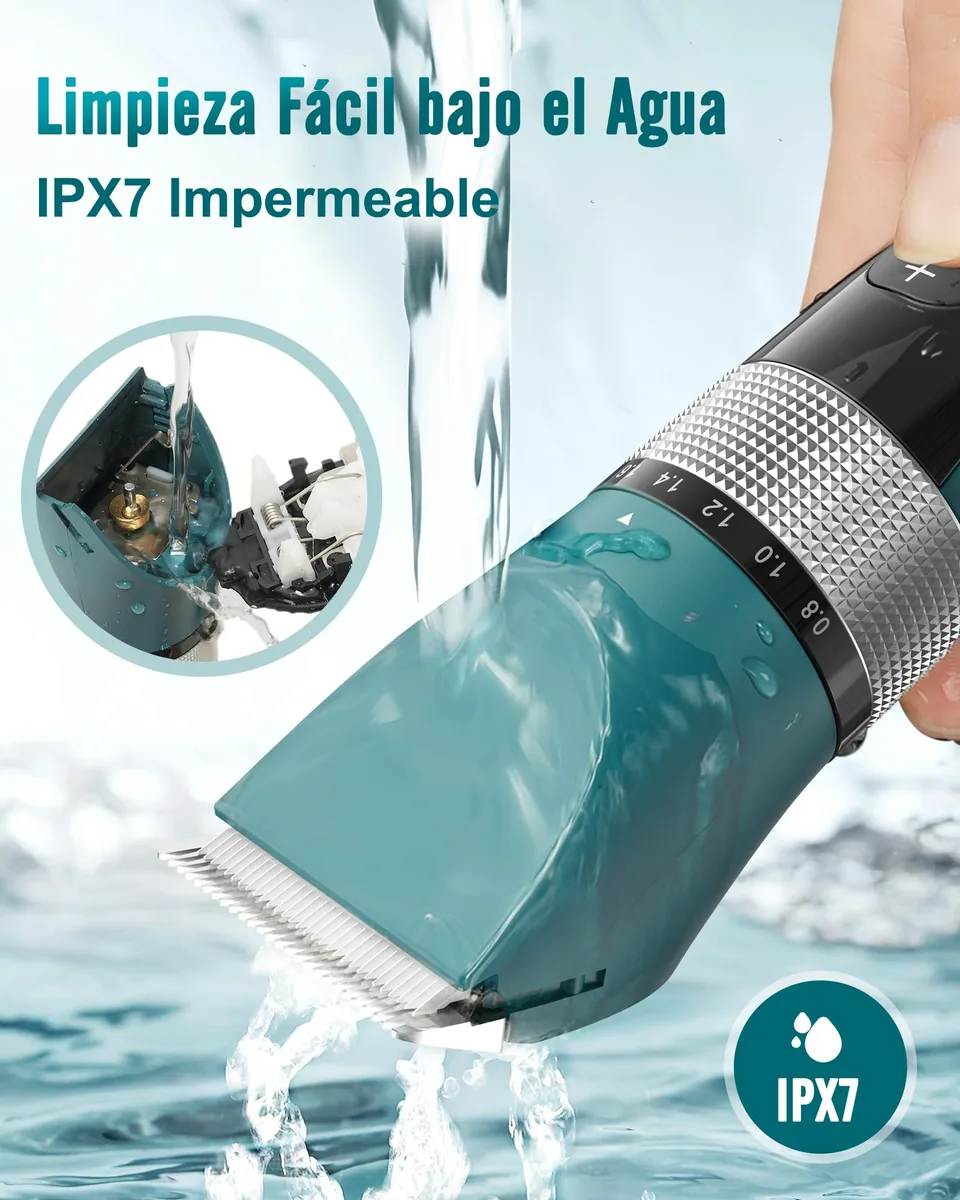 oneisall 7268 Cortapelos silencioso IPX7 — imagen 6