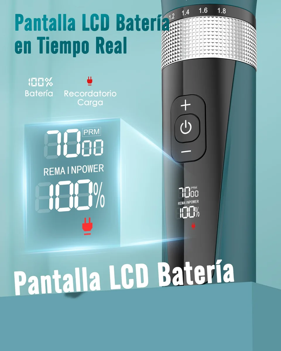 oneisall 7268 Cortapelos silencioso IPX7 — imagen 7
