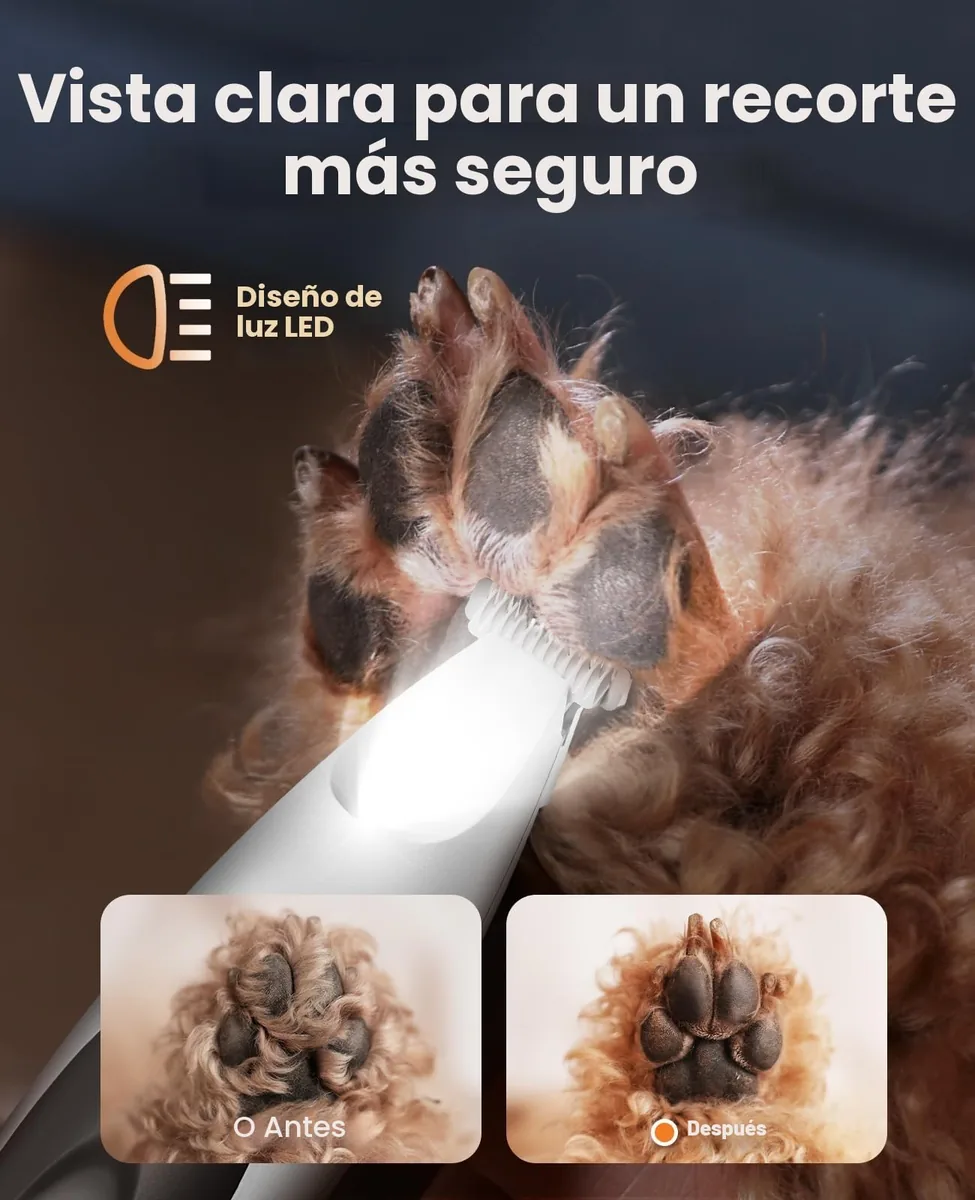 oneisall Recortadora de precisión con luz LED (patas, cara) — imagen 3