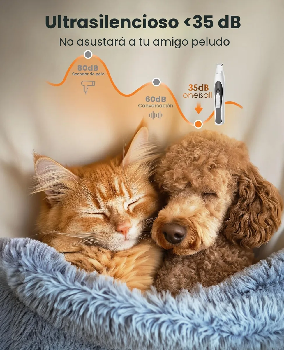 oneisall Recortadora de precisión con luz LED (patas, cara) — imagen 5